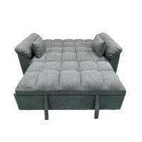 SOFA CAMA PEQUEÑO GRIS 160CM GIJON