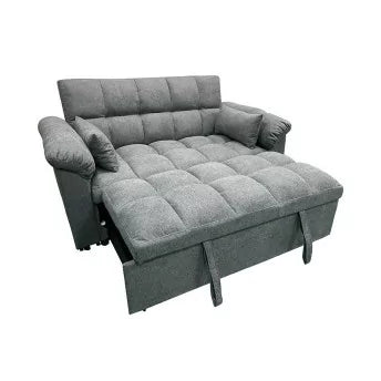 SOFA CAMA PEQUEÑO GRIS 160CM GIJON
