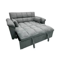 SOFA CAMA PEQUEÑO GRIS 160CM GIJON