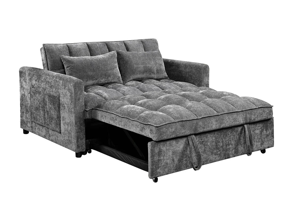 SOFA CAMA PEQUEÑO GRIS MONTANA 136CM