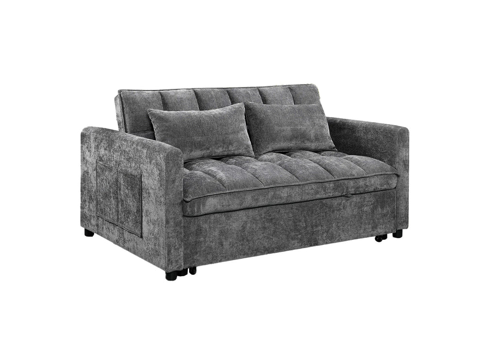 SOFA CAMA PEQUEÑO GRIS MONTANA 136CM