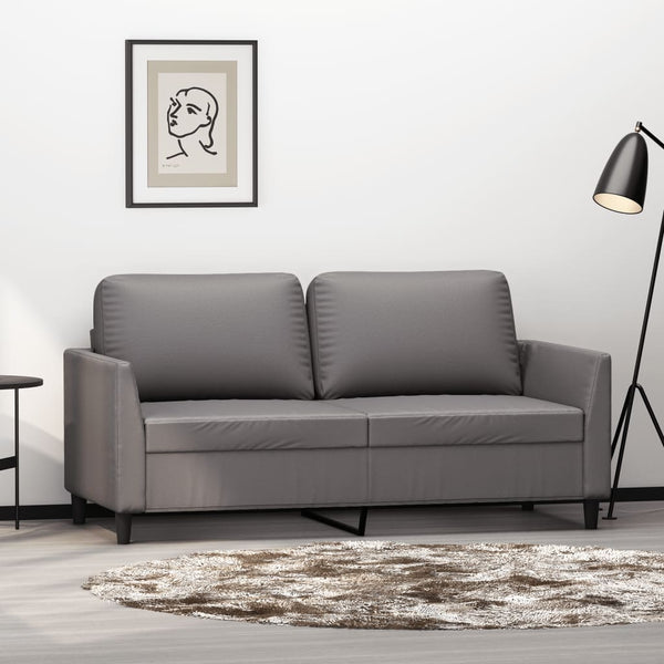 SOFA 2 PLAZAS DE CUERO SINTETICO ALTAMIRA