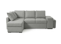 SOFÁ CAMA CON CHAISELONGUE 250cm GRIS