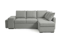 SOFÁ CAMA CON CHAISELONGUE 250cm GRIS